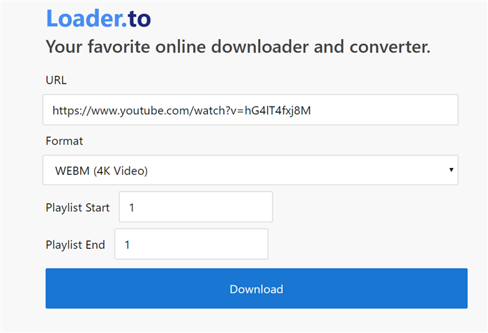 oader-4k-video downloader 